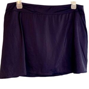 Ninavino Navy Blur Swim Skirt modest stretch NWT plus size Sz 20
